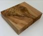 Preview: Schalenrohling Tigerwood 200x200x50mm