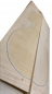 Preview: Set Back, Sides and Neck plank Curly Maple for Cello Unique Piece #018