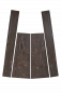Preview: Back & Sides African Blackwood (Grenadill) Western Size Unique Piece #052