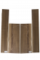 Preview: Back & Sides American Walnut Western Size, Unique Piece #009