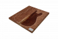 Preview: Top Bubinga, 2tlg. mit Splint, 23mm, Einzelstück #040