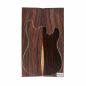 Preview: Top Rosewood, Indian, 2-pcs. with Sapwood, 8mm Unique Piece #001