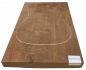 Preview: Body Sycamore / Europ. Curly Maple 1-pc., Choco, Unique Piece #052