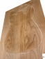 Preview: Body Am. Red Alder, 2-pcs. edge-glued, 40mm Unique Piece #012