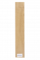 Preview: Fretboard Maple flamed & roasted, 595x97x15mm Unique Piece #041