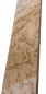 Preview: Fretboard Bird's Eye Maple white 720x83x9mm Unique Piece #007
