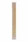 Preview: Griffbrett Esche leicht geflammt 730x74x10mm Einzelstück #001