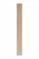 Preview: Griffbrett Esche leicht geflammt 724x70x10mm Einzelstück #006