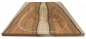 Preview: Top Koa Afrikanisch leicht geflammt AA m. Splint, 2-tlg. 22mm