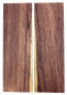 Preview: Head Stock Veneer Honduras Rosewood w. sapwood, 2pcs. bookmatched