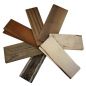 Preview: 1 Set of 3 mixed hard wood tops, 2-pcs. bookmatched 8mm B-Grade