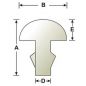 Preview: Set of 12 Fret Wire Nickel Silver width: 2,8 mm, curved