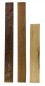 Preview: Set of 3 Fretboards, B-grade mixed tropical hardwoods