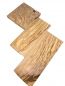 Preview: Olive wood olive set of 2 cutting boards planks 32 x 22/17 x 2.5cm