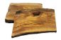 Preview: Olive wood olive set of 2 cutting boards planks 32 x 22/17 x 2.5cm