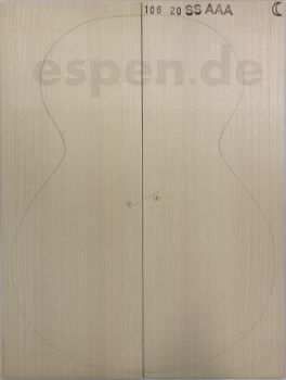 Gitarrendecke Fichte Schweiz Florinett AAAA, Haselfichte Western FSC100%