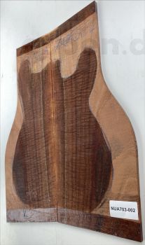 Top Claro Walnut 2-pcs. 8mm Unique Piece #002