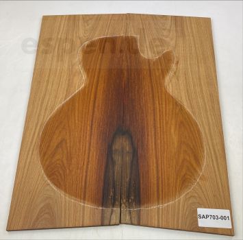 Top Pacific Rosewood, 2-pcs., 7mm Unique Piece #001