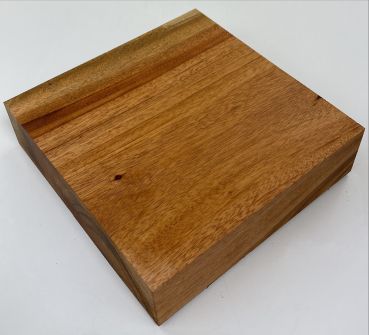 Schalenrohling Tigerwood 200x200x50mm