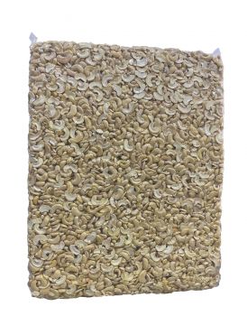 20 kg Bio-Cashew, geröstet & gehackt, Großgebinde