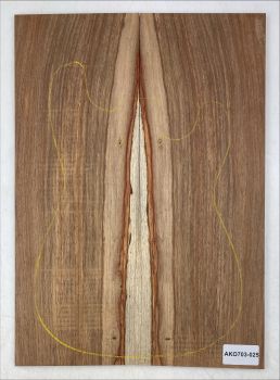 Preview: Top African Koa, 8mm, 2-pcs. Unique Piece #026