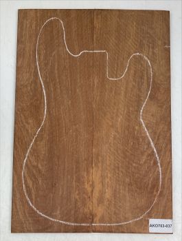 Preview: Top African Koa, 7mm, 2-pcs. Unique Piece #037