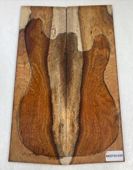 Top African Koa, 7mm, 2-pcs. Unique Piece #039
