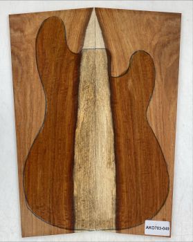 Top African Koa, 7mm, 2-pcs. Unique Piece #049