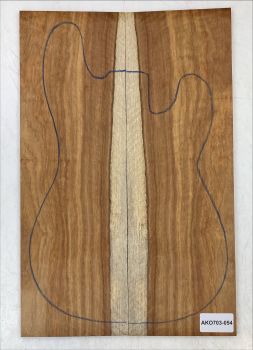 Preview: Top African Koa, 7mm, 2-pcs. Unique Piece #054