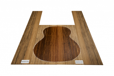 Preview: Back & Sides Ovangkol AA, Western Size, FSC®100%, Unique Piece #014