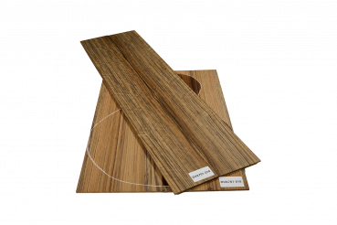 Preview: Back & Sides Ovangkol AA, Western Size, FSC®100%, Unique Piece #018