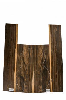 Back & Sides Zirikote Western Size Unique Piece #049