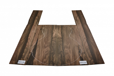 Preview: Back & Sides Zirikote Western Size Unique Piece #050