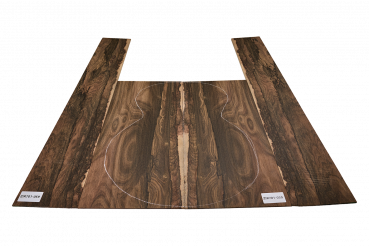 Preview: Back & Sides Zirikote Western Size Unique Piece #059