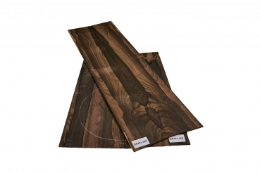 Preview: Back & Sides Zirikote Western Size Unique Piece #060