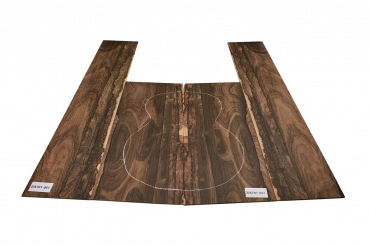 Preview: Back & Sides Zirikote OM Modell Unique Piece #061