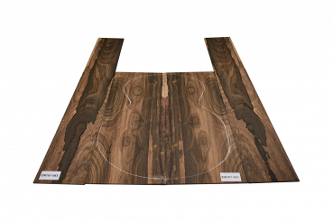 Preview: Back & Sides Zirikote Western Size Unique Piece #063