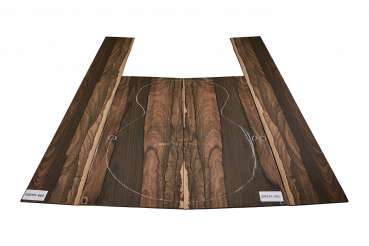 Preview: Back & Sides Zirikote Western Size Unique Piece #065