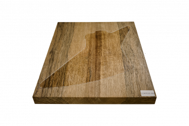 Preview: Body Black Korina, 2-tlg. verleimt, Explorer, Einzelstück #068