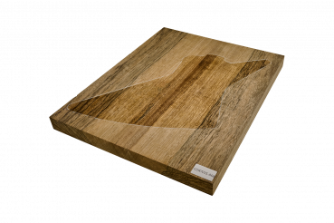 Preview: Body Black Korina, 2-tlg. verleimt, Explorer, Einzelstück #068