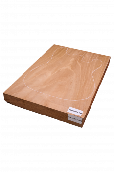 Preview: Body Honduras Mahagony, 1-pc., Unique Piece #056