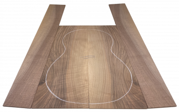 Preview: Back & Sides Walnut, Europ., AA Premium, Classic