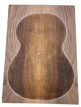 Preview: Back & Sides Walnut, Europ., AA Premium, Classic