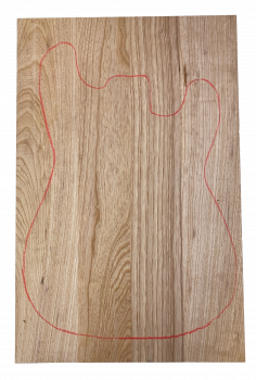 Body Swamp Ash Standard, 4 pcs. edge-glued