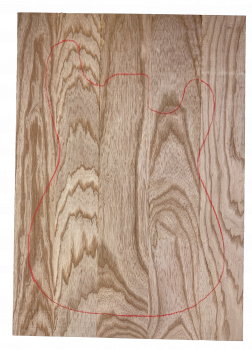 Body Swamp Ash Standard, 5 pcs. edge-glued