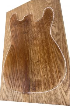 Preview: Body Swamp Ash AA "Caramel" , 2-pcs. edge-glued