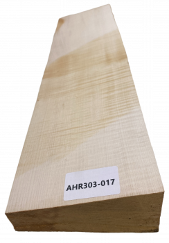 Set Back, Sides and Neck plank Curly Maple for Cello Unique Piece #017