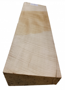 Set Back, Sides and Neck plank Curly Maple for Cello Unique Piece #018