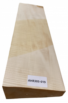 Set Back, Sides and Neck plank Curly Maple for Cello Unique Piece #019