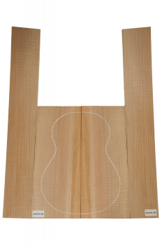 Preview: Back & Sides American Curly Maple, Western Size, Unique Piece #007